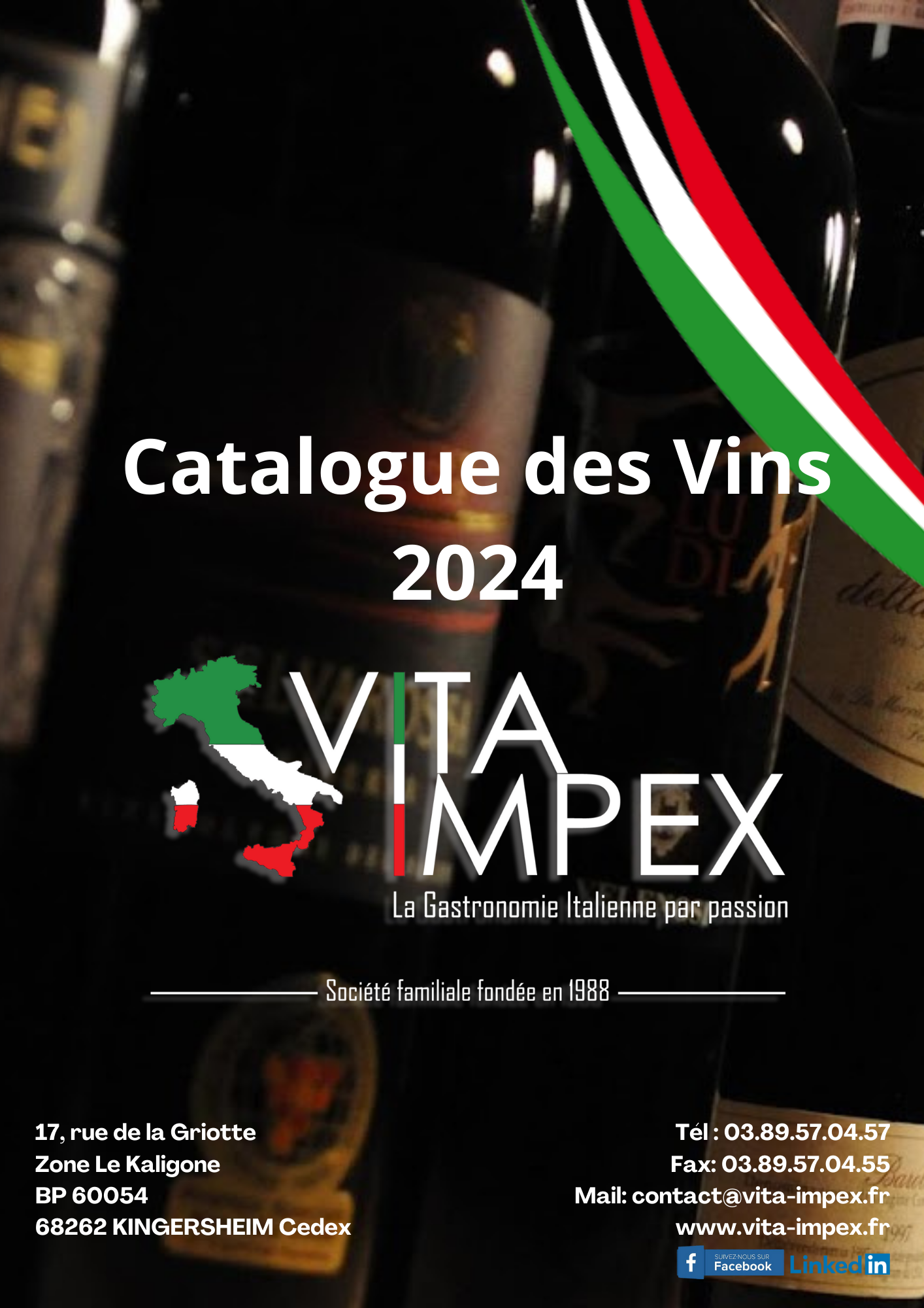 Catalogue des vins 2024